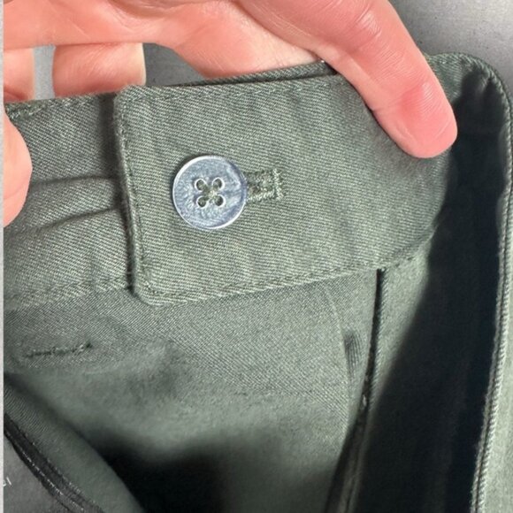 NWT Samsoe Bermuda Shorts Brown Size Large Button Fly Khaki Balder Minimal NEW L - Picture 12 of 16